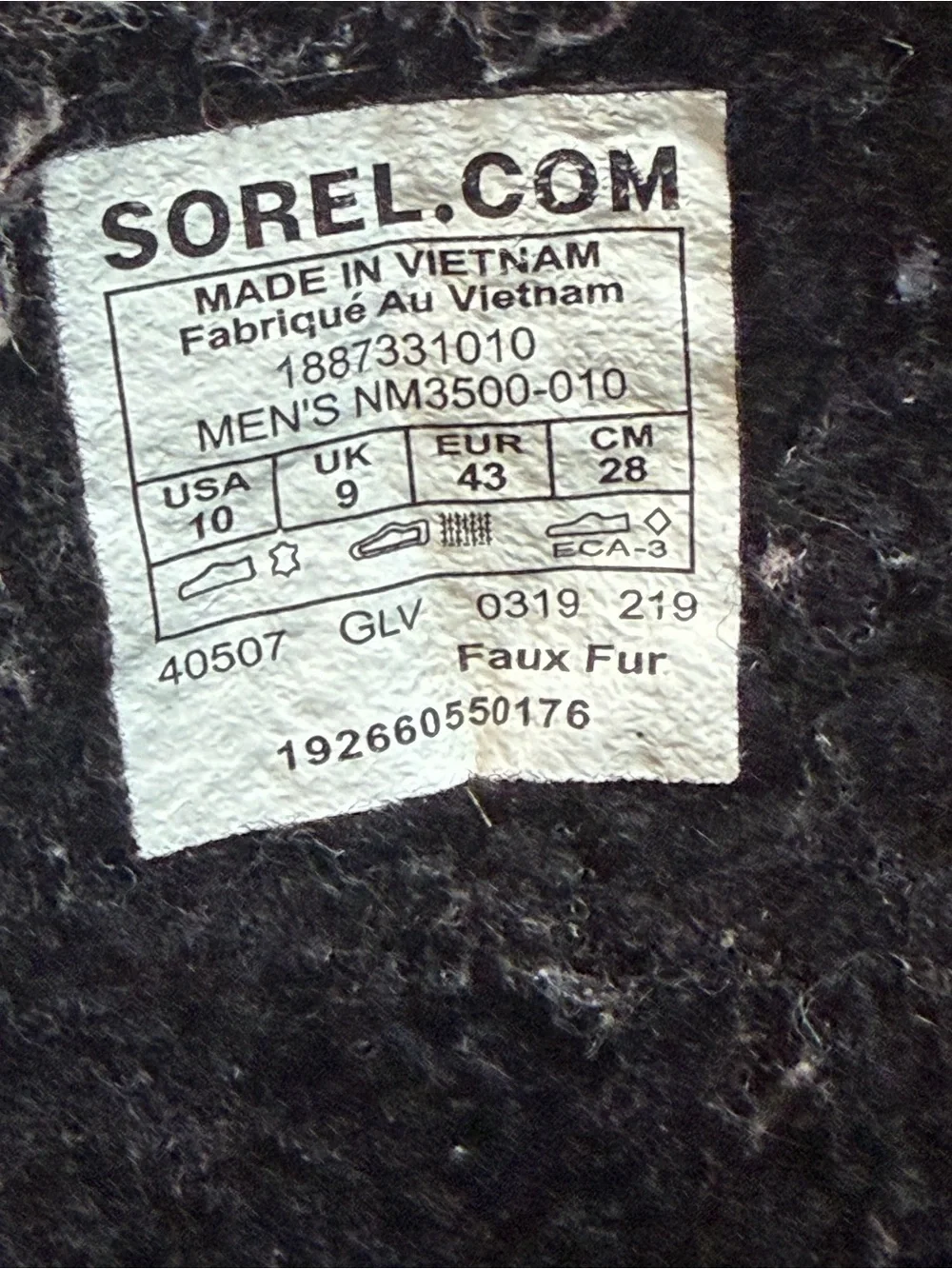 Sorel Kinetic Waterproof Black Leather Lace-Up Boots with Tan Outsole